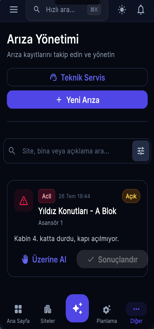 Arıza yönetimi